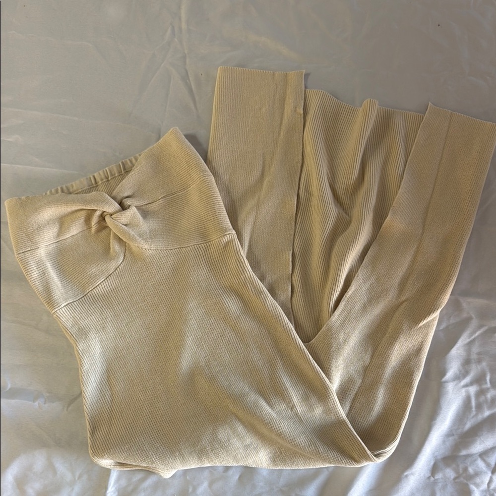 Elegant Cream Maxi Dress